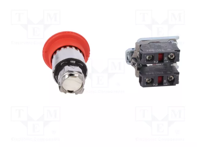SCHNEIDER ELECTRIC Interruptor de emergencia Harmony XB4 XB4BS8444 Rojo