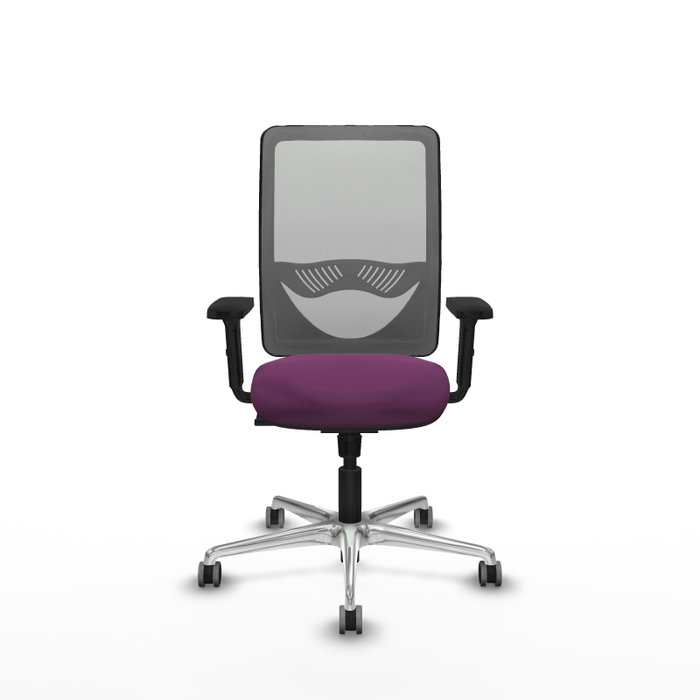 PIQUERAS Y CRESPO Silla de oficina Zulema con mecanismo Sincro, Morado y Gris PIQUERAS Y CRESPO Silla de oficina Zulema con mecanismo Sincro, Morado y Gris