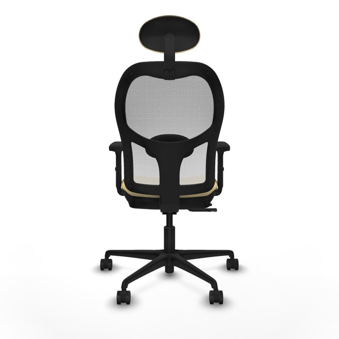 PIQUERAS Y CRESPO Silla de oficina Jorquera Crema y Blanco PIQUERAS Y CRESPO Silla de oficina Jorquera Crema y Blanco