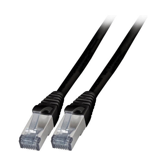 EFB Elektronik K5538SW.20 Cable de parcheo RJ45 Cat.6a S/FTP, 20m, Negro EFB Elektronik K5538SW.20 Cable de parcheo RJ45 Cat.6a S/FTP, 20m, Negro