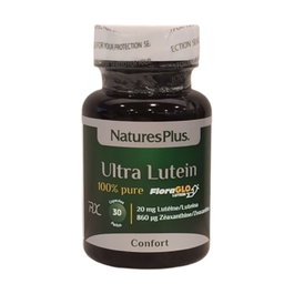 Natures Plus Ultra Lutein 30 perlas Suplemento para la salud ocular con zeaxantina