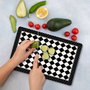 Hermia CKT43 - 2030 Tabla de Cortar de Vidrio Templado Antibacteriana 20x30 cm