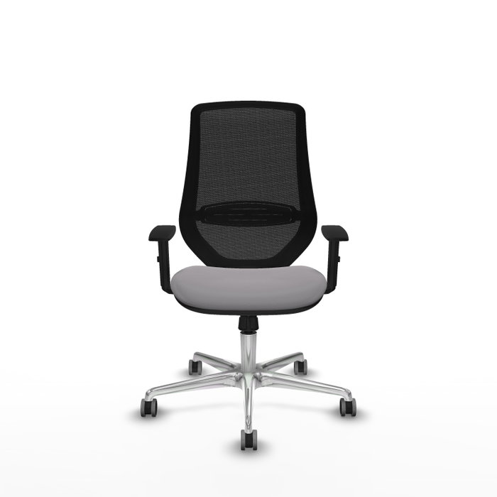 PIQUERAS Y CRESPO Silla de oficina Mardos con mecanismo Sincro, Gris y Negro PIQUERAS Y CRESPO Silla de oficina Mardos con mecanismo Sincro, Gris y Negro