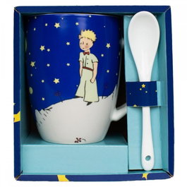 Enesco Taza con cuchara El Principito Bajo el cielo estrellado