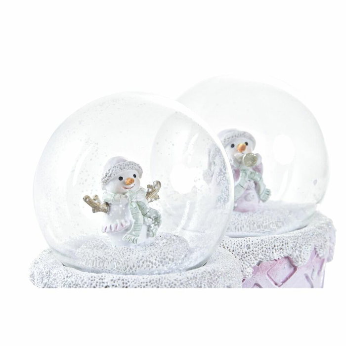 DKD Home Decor Figura Resina y Cristal 7x7x9, Pack de 2 Unidades Surtidas DKD Home Decor Figura Resina y Cristal 7x7x9, Pack de 2 Unidades Surtidas