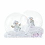 DKD Home Decor Figura Resina y Cristal 7x7x9, Pack de 2 Unidades Surtidas
