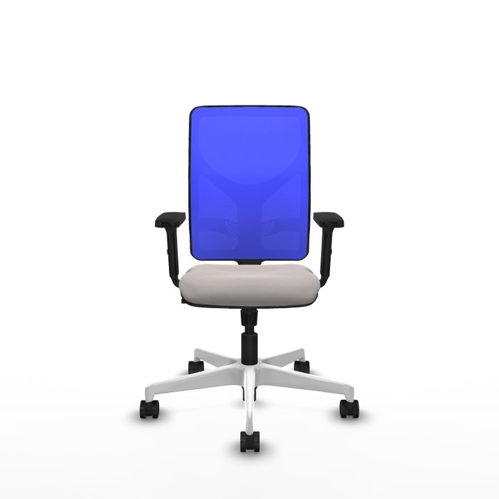 PIQUERAS Y CRESPO Silla de oficina Motilla con Mecanismo Sincro, Azul y Blanco PIQUERAS Y CRESPO Silla de oficina Motilla con Mecanismo Sincro, Azul y Blanco