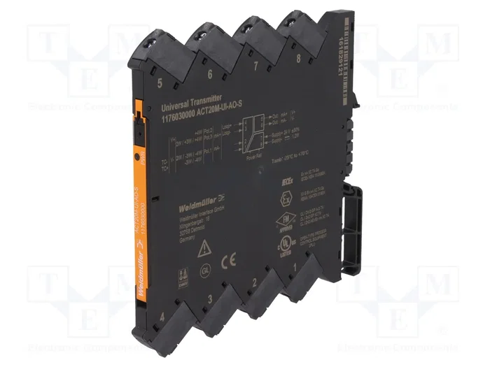 WEIDMÜLLER ACT20M-UI-AO-S Transductor de temperatura para raíl DIN WEIDMÜLLER ACT20M-UI-AO-S Transductor de temperatura para raíl DIN