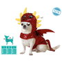 Disfraz de Dragón Rojo para Mascota Talla M
