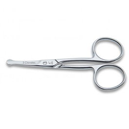 Tres Claveles Tijera Bebé Curva Inox 4 pulgadas