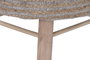 DKD Home Decor Reposapiés de Lana y Yute Trenzado a Mano