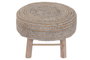 DKD Home Decor Reposapiés de Lana y Yute Trenzado a Mano