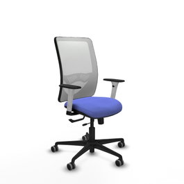 PIQUERAS Y CRESPO Silla de oficina Zulema Azul claro y Blanco