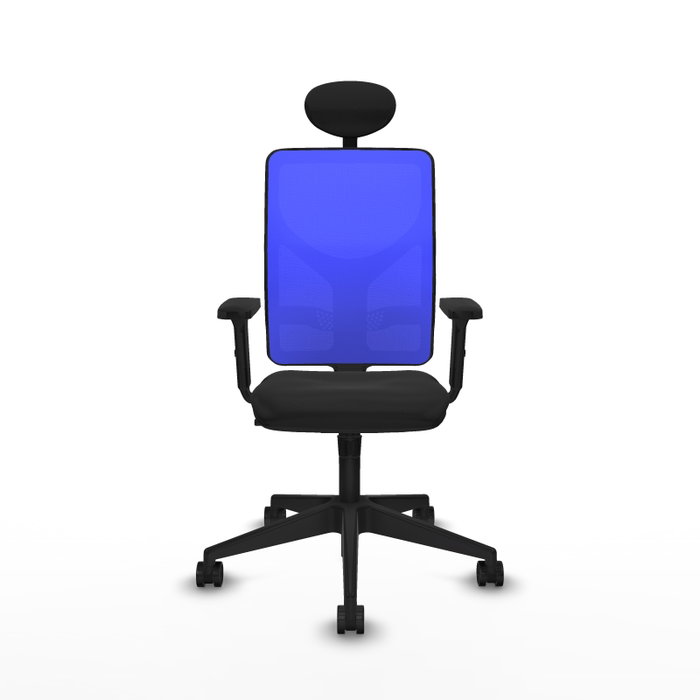 PIQUERAS Y CRESPO Silla de oficina Motilla con mecanismo Sincro, Azul y Negro PIQUERAS Y CRESPO Silla de oficina Motilla con mecanismo Sincro, Azul y Negro