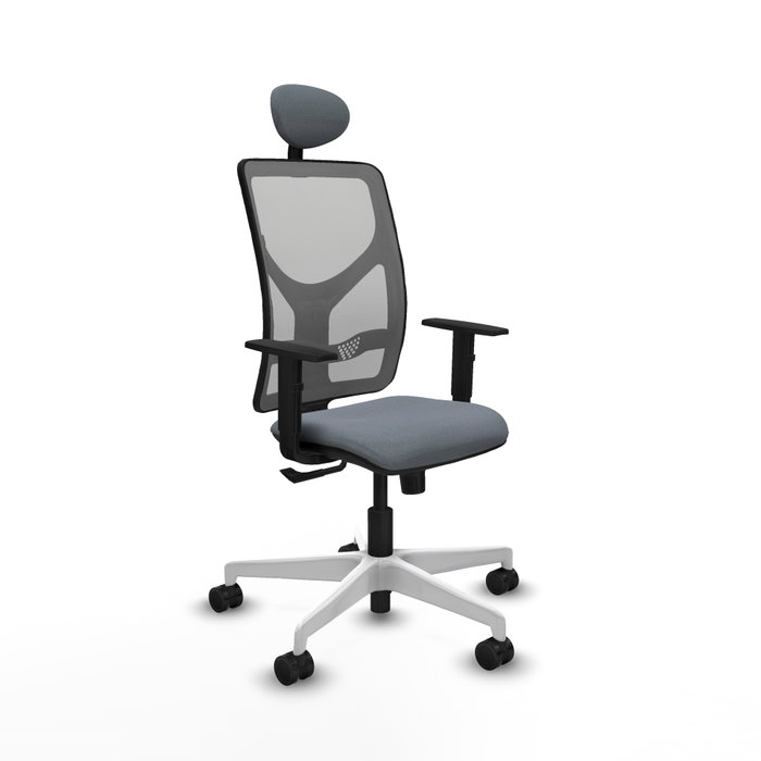 PIQUERAS Y CRESPO Silla de oficina Motilla Gris con Mecanismo Sincro PIQUERAS Y CRESPO Silla de oficina Motilla Gris con Mecanismo Sincro