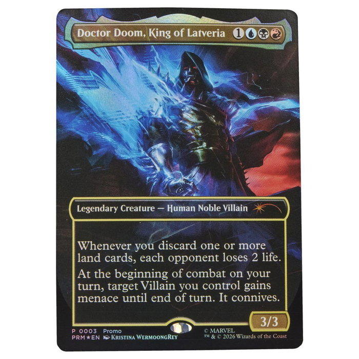 Hasbro Marvel Legends Series x Magic: The Gathering Doctor Doom 2099 de 15 cm