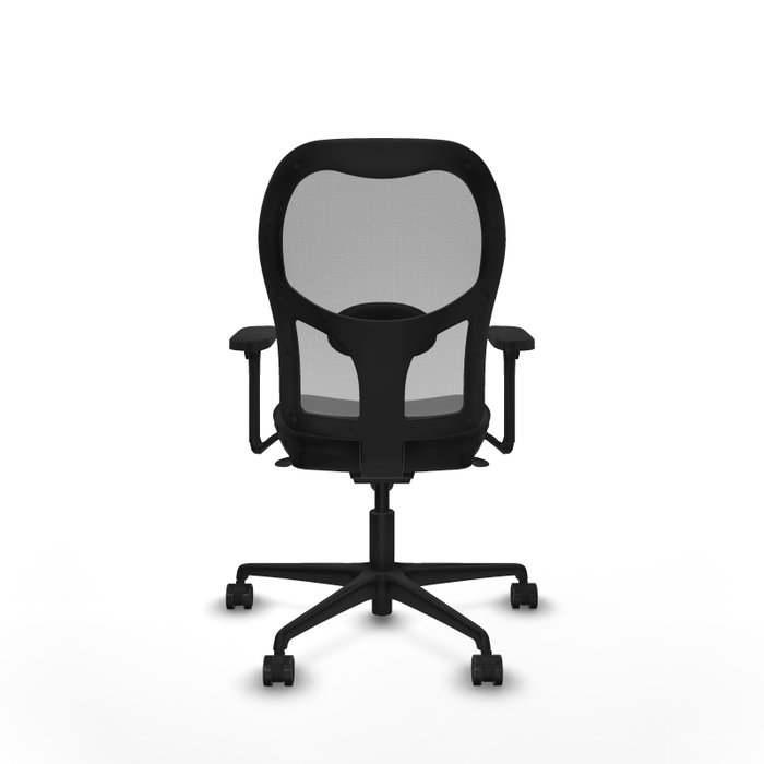 PIQUERAS Y CRESPO Silla de oficina Jorquera con mecanismo Sincro, Polipiel Negra y Malla Gris PIQUERAS Y CRESPO Silla de oficina Jorquera con mecanismo Sincro, Polipiel Negra y Malla Gris
