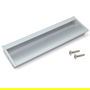 Emuca Lote de 20 tiradores para mueble Alfafar, L190mm, intereje 160mm, Aluminio, Anodizado mate