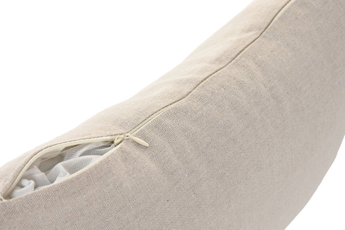 DKD Home Decor Cojín Algodón Crema 50x30x40 mm (Pack de 2)