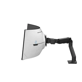 Ergotron HX Brazo de Monitor con Pivote de Gran Resistencia, Negro