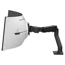 Ergotron HX Brazo para Monitor con Articulación VHD, Negro Mate
