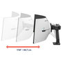 Ergotron HX Monitor Arm with VHD Pivot - Brazo de Monitor para Escritorio, Negro Mate, Soporta 17 kg y Monitores Curvos 1000R Hasta 57" (144.8 cm)