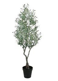 DKD Home Decor Árbol Poliéster Olivo Verde 100x100x235 cm