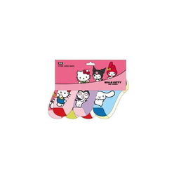 Cerdá Pack Calcetines Tobillero Hello Kitty Talla Calzado 23-26 Modelos Surtidos