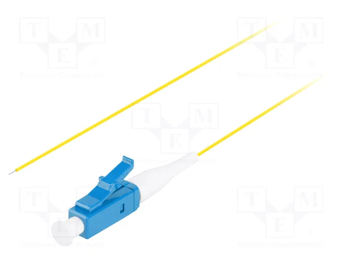 Lanberg Pigtail de fibra óptica SM LC UPC Amarillo 2 m