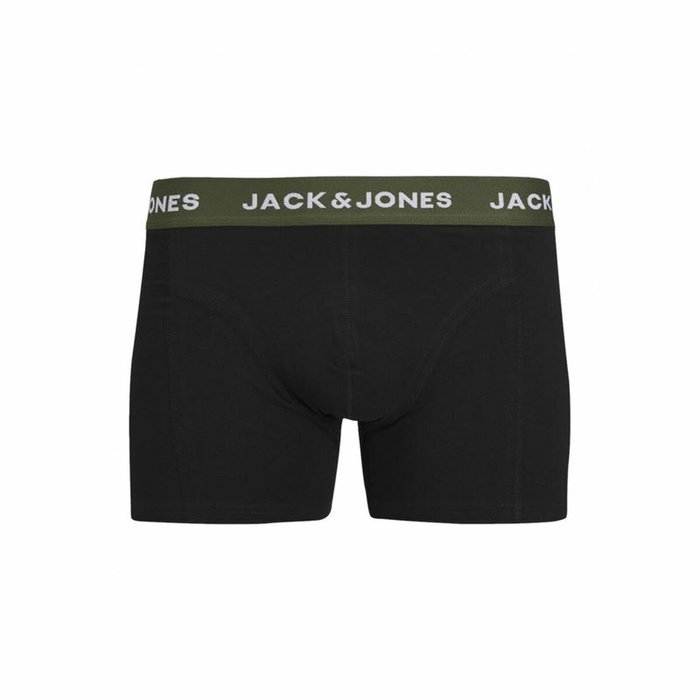 Bóxer de Hombre Jack & Jones Jacaron Solid Trunks Negro Bóxer de Hombre Jack & Jones Jacaron Solid Trunks Negro