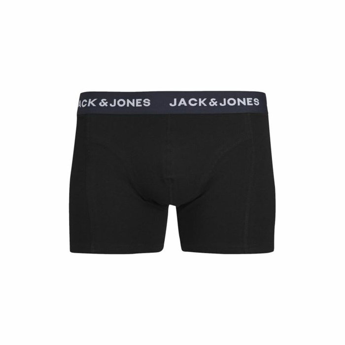 Bóxer de Hombre Jack & Jones Jacaron Solid Trunks Negro Bóxer de Hombre Jack & Jones Jacaron Solid Trunks Negro
