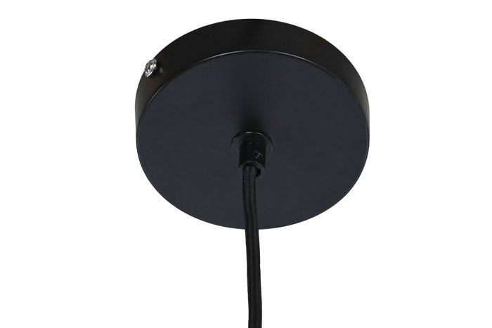 DKD Home Decor Lámpara Techo Moderno Negro Crema Metal Metal Plafón E27 50W 220V 39 x 22 x 39 cm (2 Unidades)