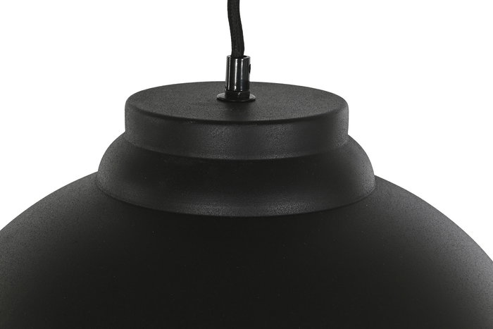 DKD Home Decor Lámpara Techo Moderno Negro Crema Metal Metal Plafón E27 50W 220V 39 x 22 x 39 cm (2 Unidades)