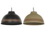 DKD Home Decor Lámpara de Techo Metal y PU Surtido de 2 Piezas
