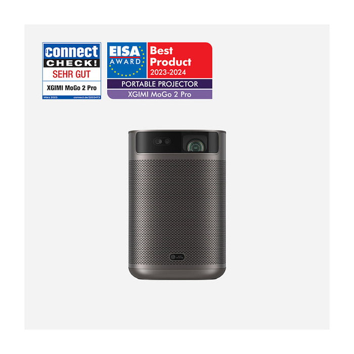 XGIMI MoGo 2 Pro - Proyector Inteligente 1080p Full HD DLP Android TV 11, 400 ISO Lumens, WiFi Bluetooth, 16 GB Almacenamiento, Portátil