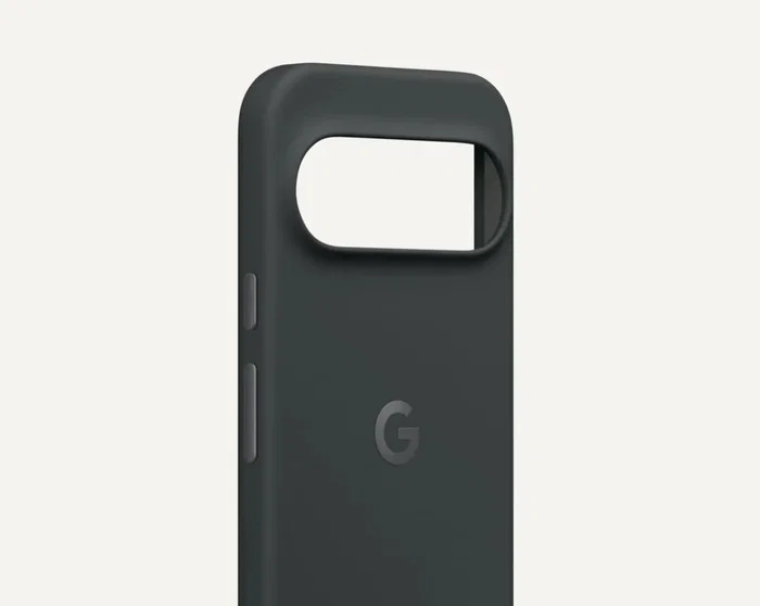 Google Funda Compatible con Pixel 10 y Pixel 10 Pro - Negro Obsidian - Cargador Inalámbrico - Protección Anticaídas
