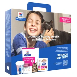 Hill's Pd Feline Gastrointestinal Biome Kit Alimento Dietético para Gatos con Pollo, Muy Digerible, 300 gr + 2x85 gr