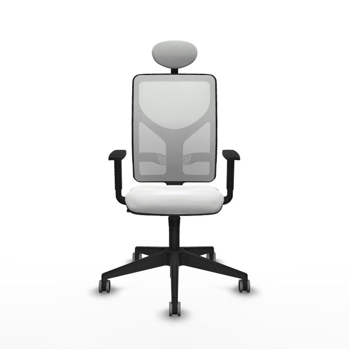 PIQUERAS Y CRESPO Silla de oficina Motilla Blanca con Mecanismo Sincro PIQUERAS Y CRESPO Silla de oficina Motilla Blanca con Mecanismo Sincro