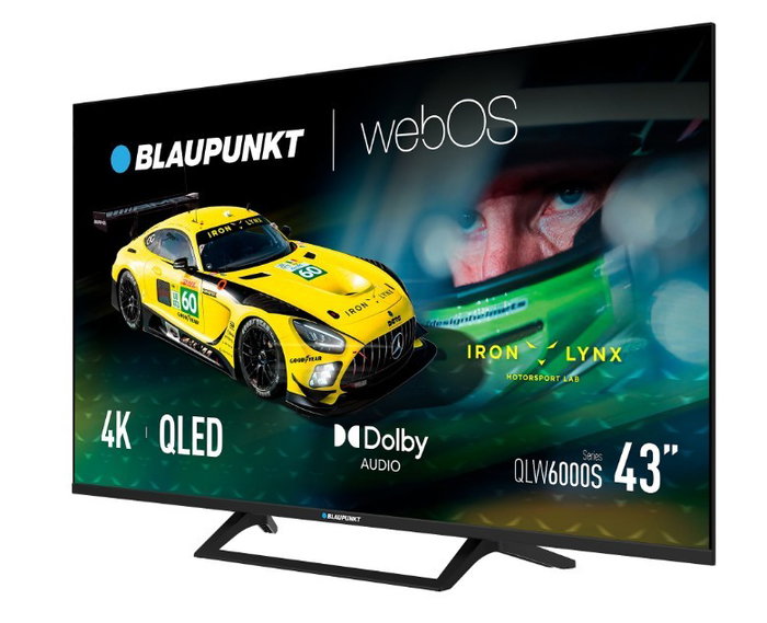 Blaupunkt 43QLW6000S Televisor QLED 43" 4K UHD Smart TV DVB-T2/C/S2 Wi-Fi Bluetooth 60Hz 3xHDMI 2xUSB