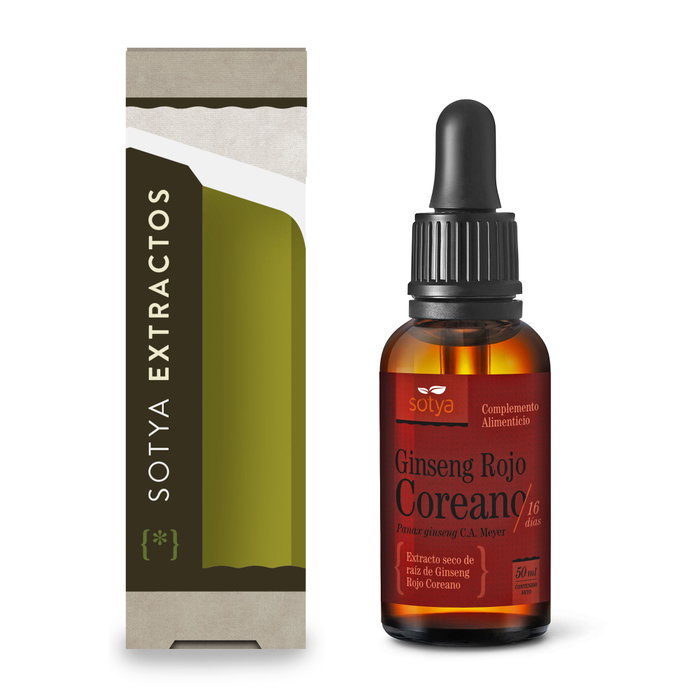 SOTYA Ginseng Rojo Coreano Extracto 50ml