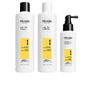 Nioxin Sistema 1 Kit Tratamiento Cabello Natural con Debilitamiento Leve Champú Acondicionador y Tratamiento 3 uds