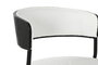 DKD Home Decor Silla Moderno Blanco Metal Poliester Bucle 52.5 x 73 x 51.5 cm (2 Unidades)