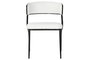 DKD Home Decor Silla Moderno Blanco Metal Poliester Bucle 52.5 x 73 x 51.5 cm (2 Unidades)