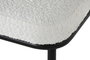 DKD Home Decor Silla Moderno Blanco Metal Poliester Bucle 52.5 x 73 x 51.5 cm (2 Unidades)