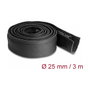 DeLOCK Funda para cables de neopreno con cremallera 3 m x 100 mm negro