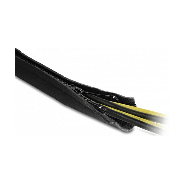 DeLOCK Funda para cables de neopreno con cremallera 3 m x 100 mm negro DeLOCK Funda para cables de neopreno con cremallera 3 m x 100 mm negro