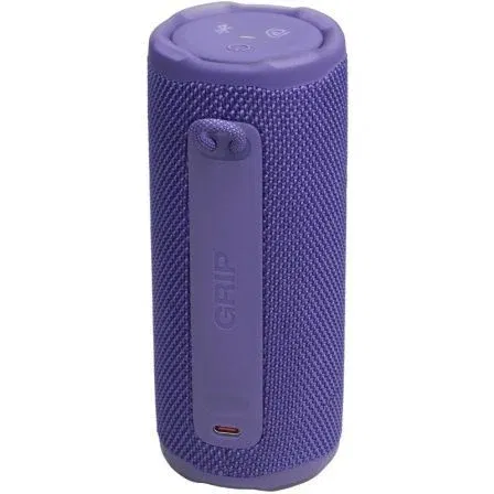 JBL Altavoz Grip Bluetooth 16W Morado Resistente Agua/Polvo IP68 Sonido Pro 14h Batería
