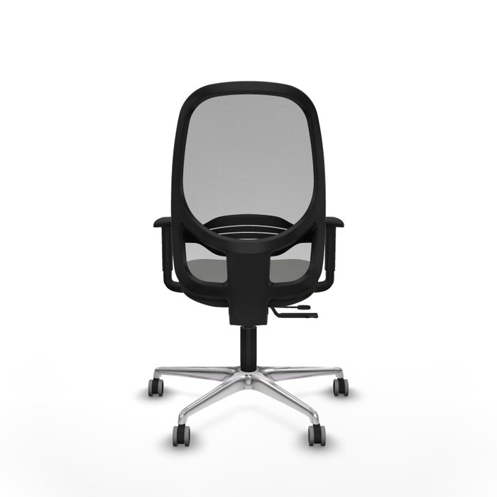 PIQUERAS Y CRESPO Silla de oficina Cilanco con mecanismo Sincro/Traslack, Gris y Negro