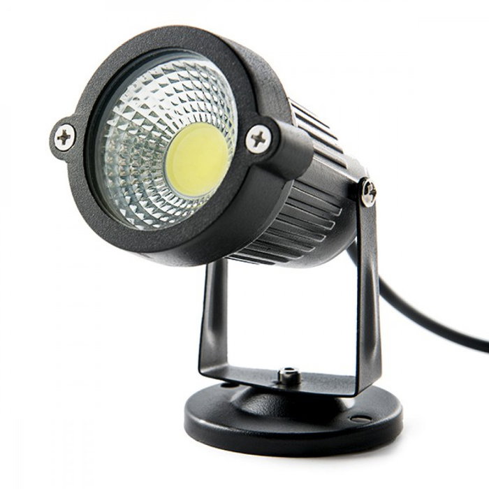 Foco LED Jardín 5W 450Lm 6000K IP65 40.000H Luz Fría Aluminio Basculante [SL-SL-C12-5W-CW]