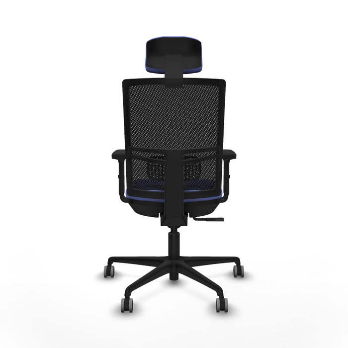 PIQUERAS Y CRESPO Silla de oficina Yunquera Azul claro con mecanismo Sincro